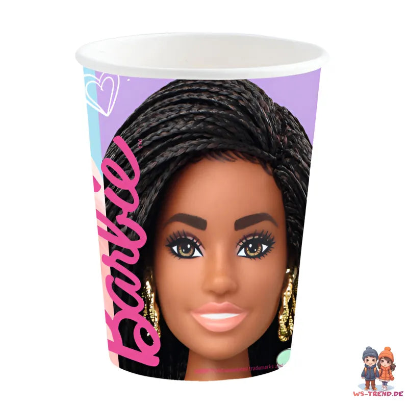 Barbie and Friends Kinder Geburtstag Deko Set 34tlg.Geschirr Partyset - WS-Trend.de