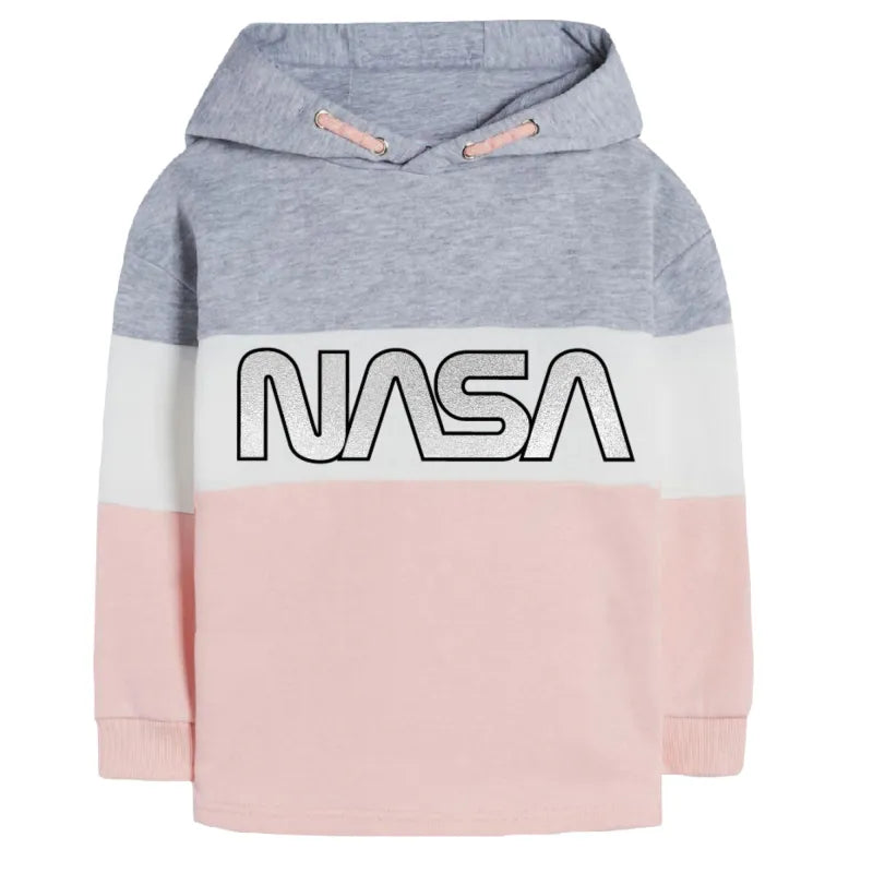 NASA Mädchen Kinder Pullover Hoodie - WS-Trend.de Fleece Sweater