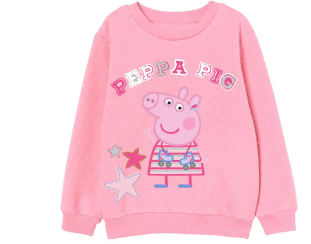 Peppa Wutz Kinder Pullover Sweater - WS-Trend.de Mädchen Gr. 92 - 116 Baumwolle
