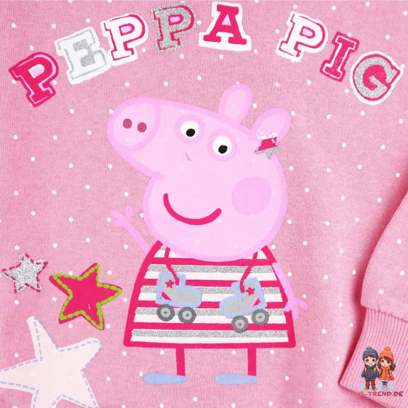 Peppa Wutz Kinder Pullover Sweater - WS-Trend.de Mädchen Gr. 92 - 116 Baumwolle