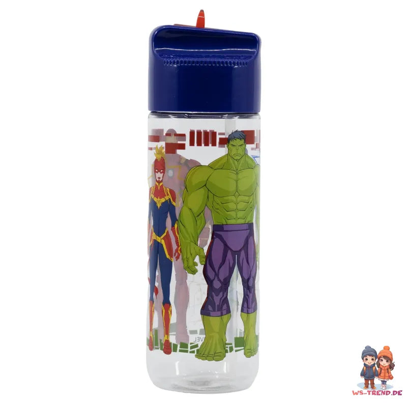 Marvel Avengers Trinkflasche Flasche 540 ml Iron Man Hulk - WS-Trend.de Sport Wasserflasche