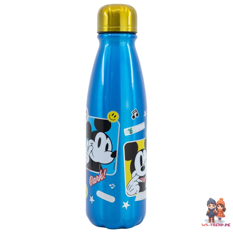 Disney Mickey Maus Aluminium Wasserflasche Trinkflasche Flasche 600 ml - WS-Trend.de