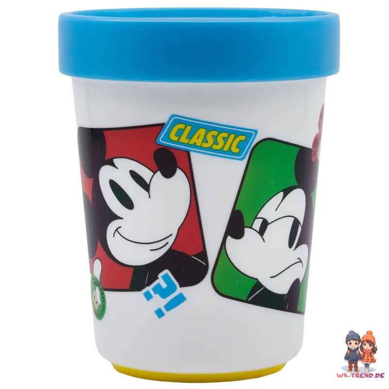 Disney Mickey Maus Kinder Geschirr-Set 3 teilig Becher Teller Schüssel - WS-Trend.de