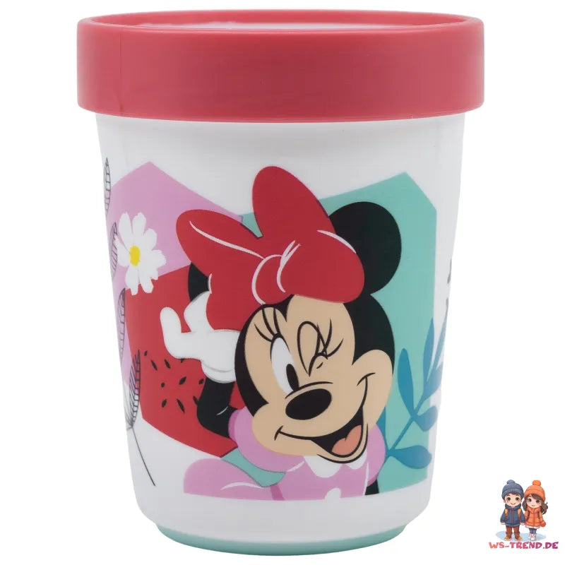 Disney Minnie Maus Kinder Geschirr-Set 3 teilig Becher Teller Schüssel - WS-Trend.de