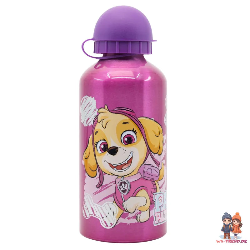Paw Patrol Skye Everest Aluminium Wasserflasche Trinkflasche Flasche 400 ml - WS-Trend.de
