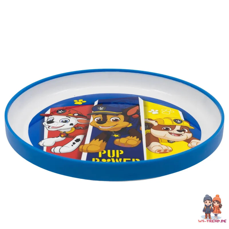 Paw Patrol Kinder Geschirr-Set 3 teilig Becher Teller Schüssel - WS-Trend.de