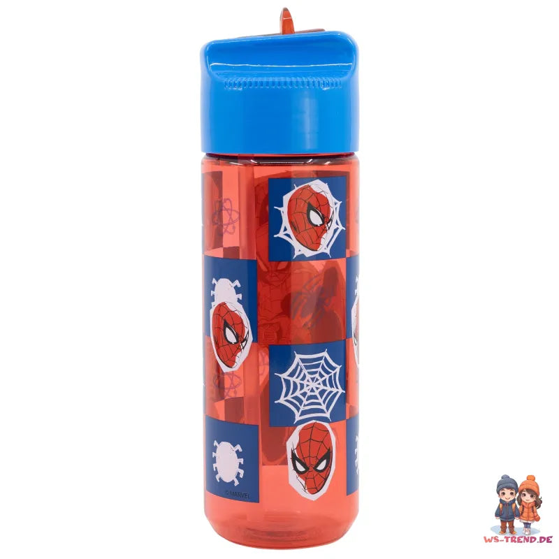 Marvel Spiderman Wasserflasche Trinkflasche Flasche 540 ml - WS-Trend.de Sportflasche