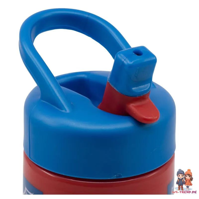 Marvel Spiderman Wasserflasche Trinkflasche Flasche 410 ml - WS-Trend.de Sportflasche