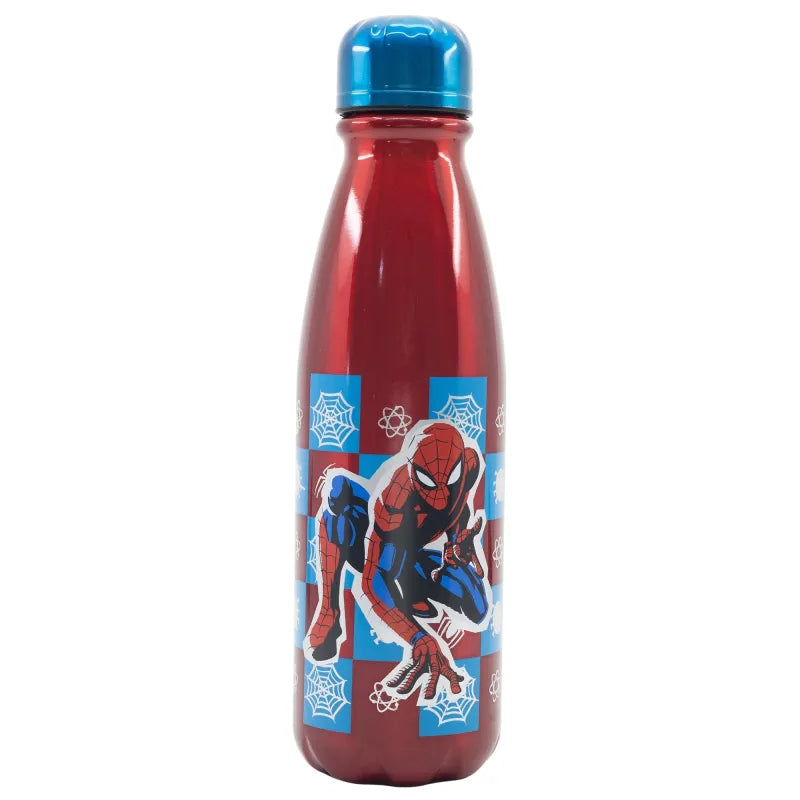 Marvel Spiderman ALU Wasserflasche Trinkflasche Flasche 600 ml WS Trend.de Sportflasche