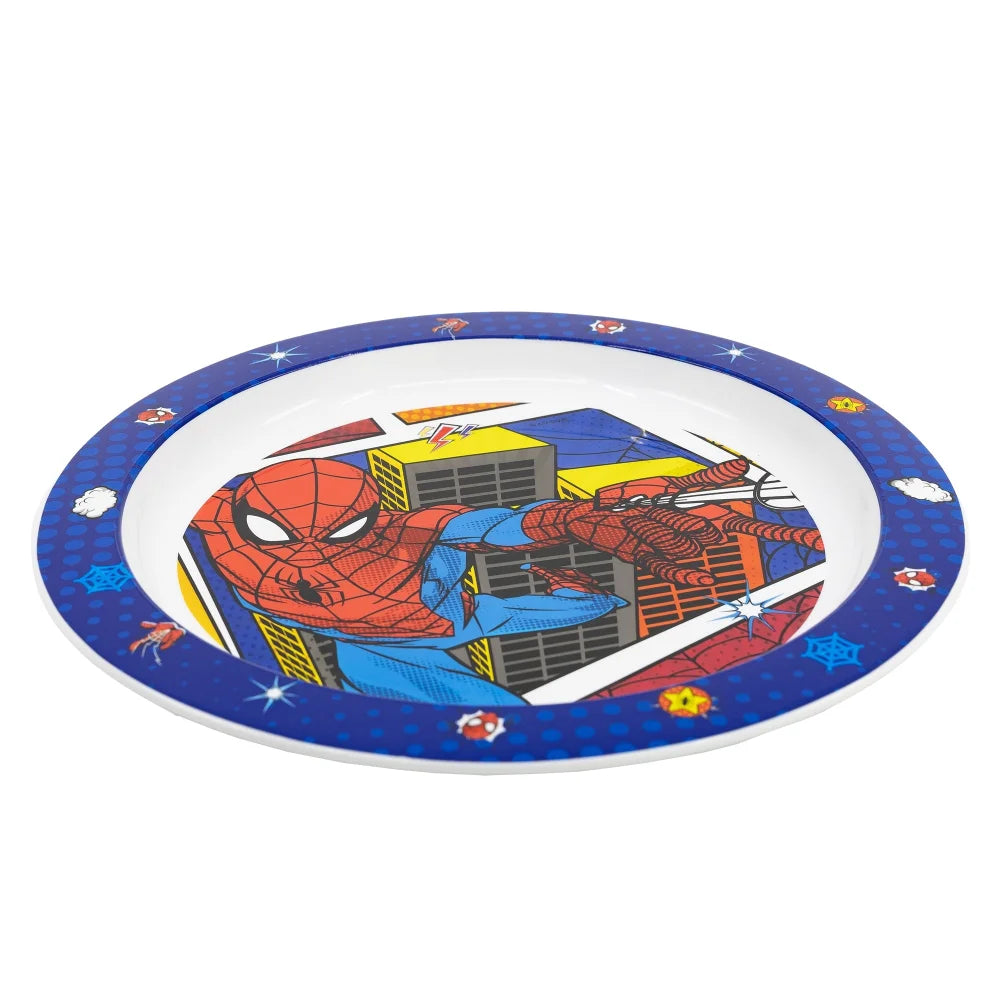 Spiderman Kinder Geschirr Set Teller Schüssel Becher - WS-Trend.de Marvel Spidey Geschirr-Set 3 teilig