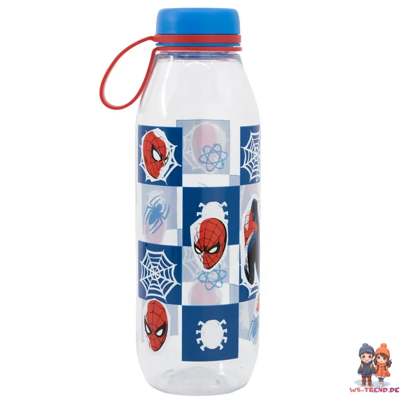 Marvel Spiderman Sportflasche Wasserflasche 650 ml WS Trend.de Trinkflasche Flasche