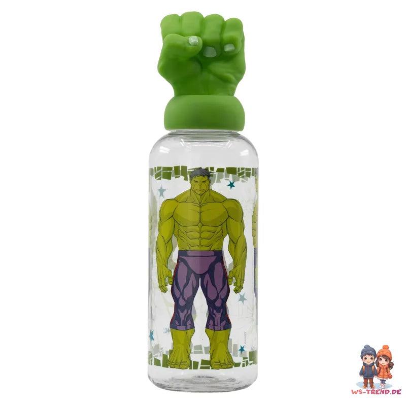Marvel Avengers HULK 3D Kopf Wasserflasche Trinkflasche Flasche 560 ml - WS-Trend.de