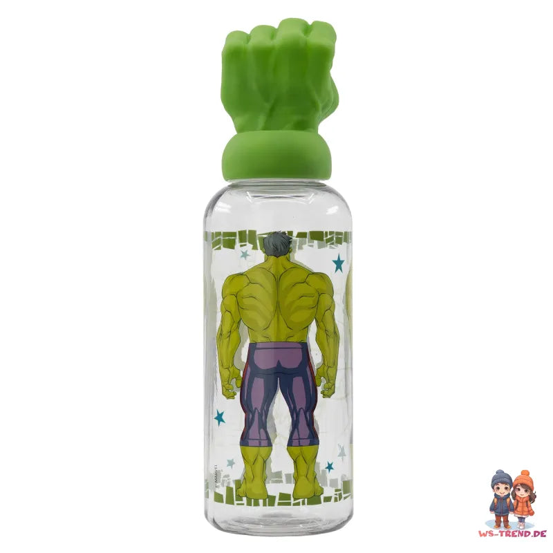 Marvel Avengers HULK 3D Kopf Wasserflasche Trinkflasche Flasche 560 ml - WS-Trend.de