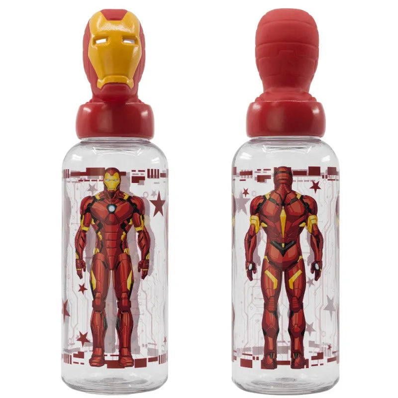 Marvel Avengers Iron Man 3D Kopf Wasserflasche Trinkflasche Flasche 560 ml WS Trend.de