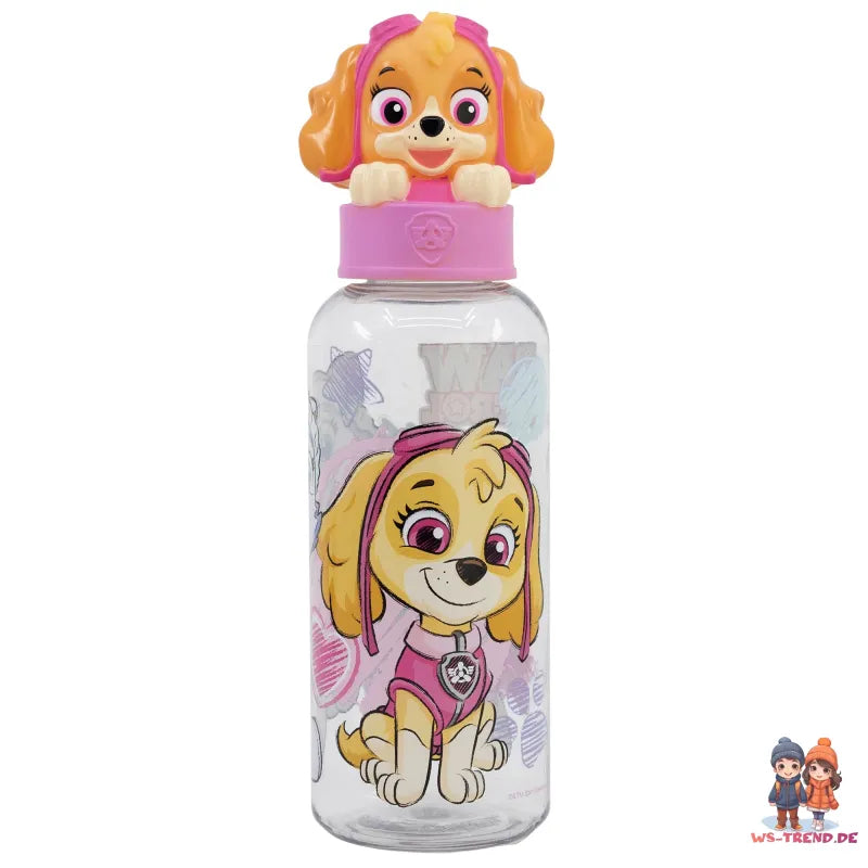 Paw Patrol Skye 3D Figur Deckel Wasserflasche Trinkflasche Flasche 560 ml - WS-Trend.de