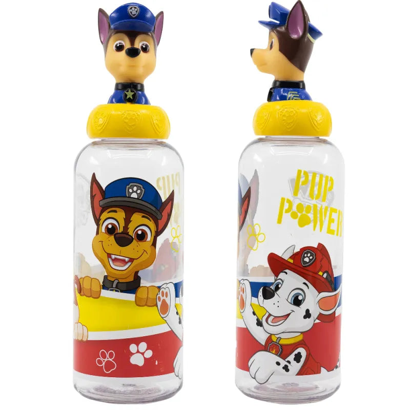 Paw Patrol Chase 3D Figur Deckel Wasserflasche Trinkflasche Flasche 560 ml WS Trend.de
