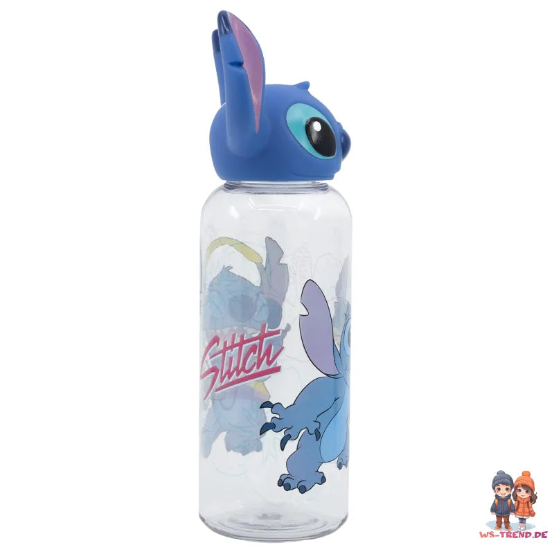 Disney Stitch 3D Kopf Wasserflasche Trinkflasche Flasche 560 ml - WS-Trend.de