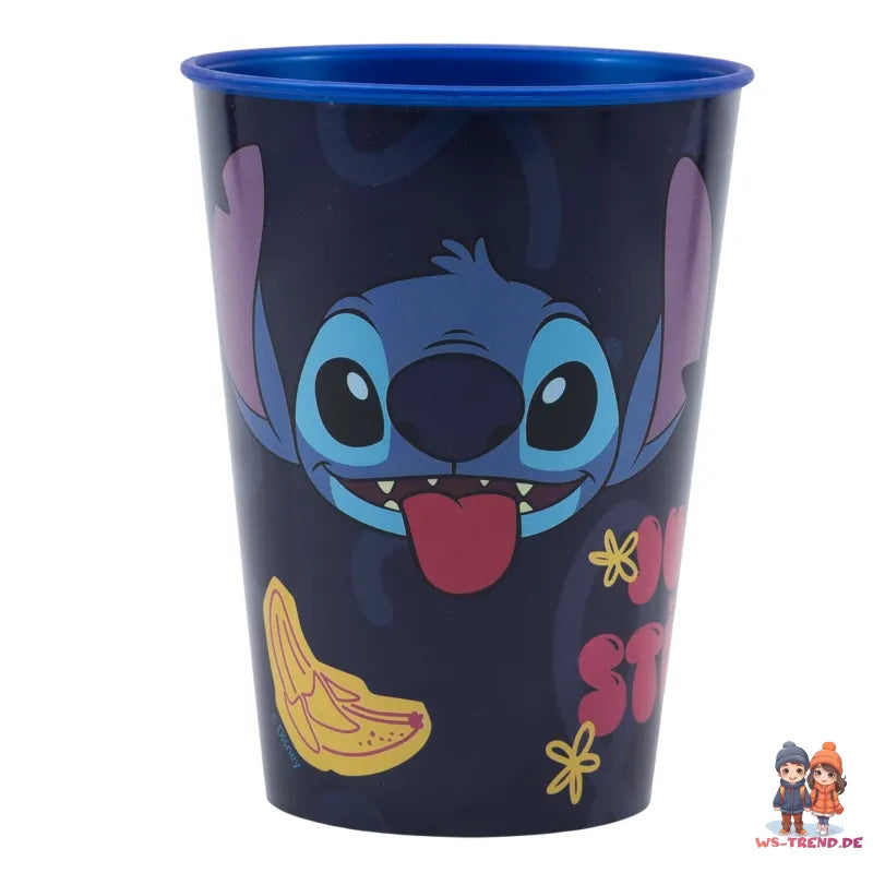 Disney Stitch Kinder Geschirr-Set 3 teilig Becher Teller Schüssel - WS-Trend.de