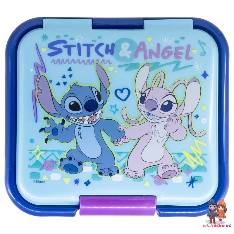 Disney Lilo und Stitch Angel 2 tlg. Set XL Brotdose plus Trinkflasche 640 ml - WS-Trend.de