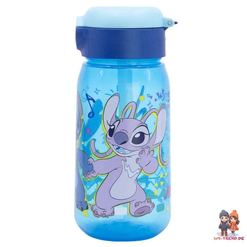 Disney Lilo und Stitch Angel Kinder Trinkflasche Flasche mit Halm 510 ml - WS-Trend.de