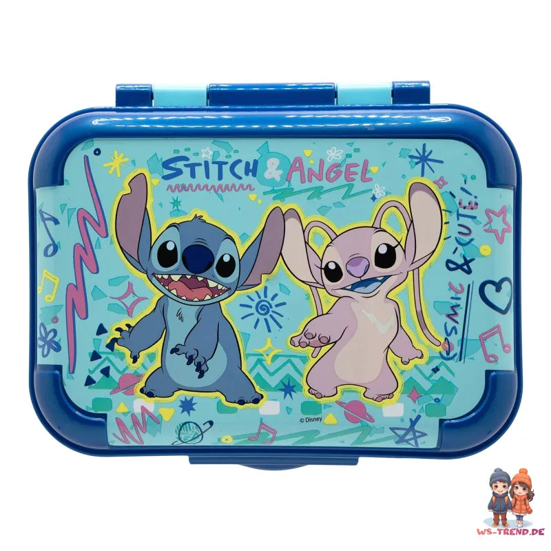 Disney Lilo und Stitch Angel 2 tlg. Lunch Set Brotdose plus Trinkflasche 350 ml - WS-Trend.de