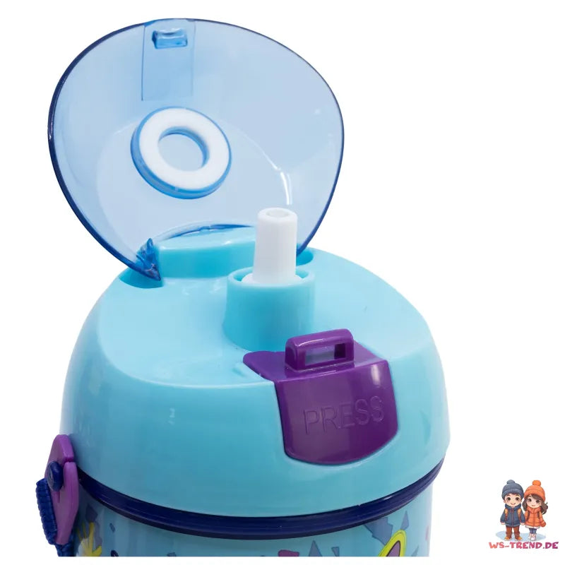 Disney Lilo und Stitch Angel Kinder Trinkflasche Flasche mit Halm 450 ml - WS-Trend.de