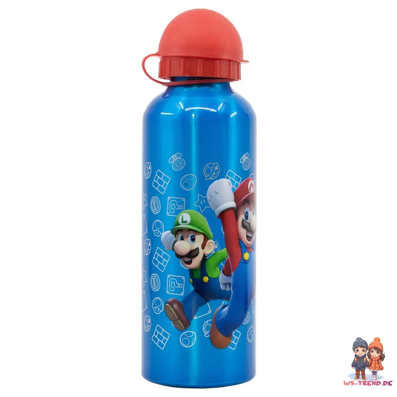 Super Mario Luigi Peach Toady Trinkflasche Wasserflasche 650 ml - WS-Trend.de