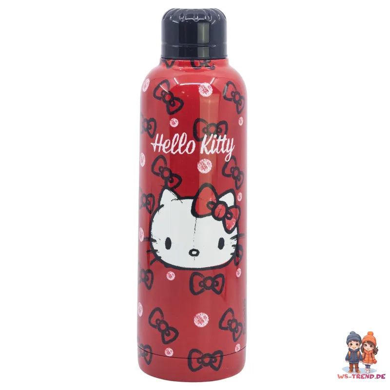 Hello Kitty Thermo Edelstahl Wasserflasche Trinkflasche Flasche 515 ml - WS-Trend.de