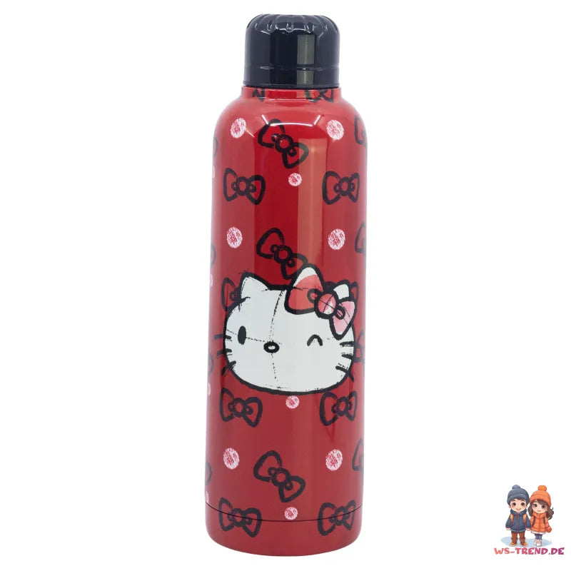 Hello Kitty Thermo Edelstahl Wasserflasche Trinkflasche Flasche 515 ml - WS-Trend.de