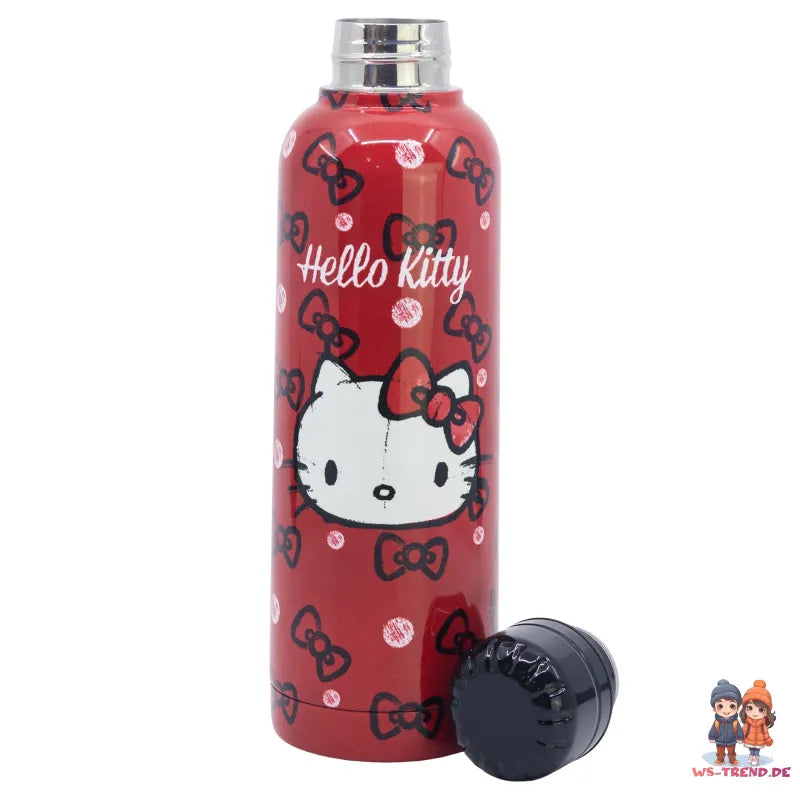 Hello Kitty Thermo Edelstahl Wasserflasche Trinkflasche Flasche 515 ml - WS-Trend.de