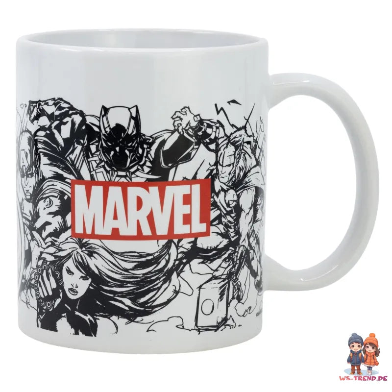 Marvel Avengers Kaffeetasse Teetasse Tasse Geschenkidee 325ml - WS-Trend.de