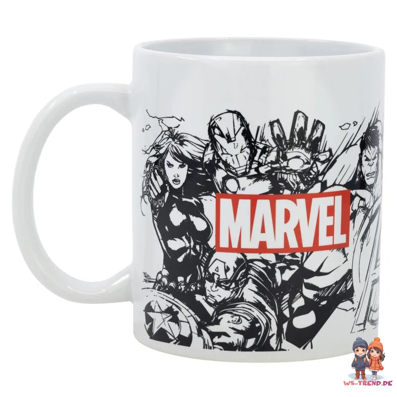 Marvel Avengers Kaffeetasse Teetasse Tasse Geschenkidee 325ml - WS-Trend.de