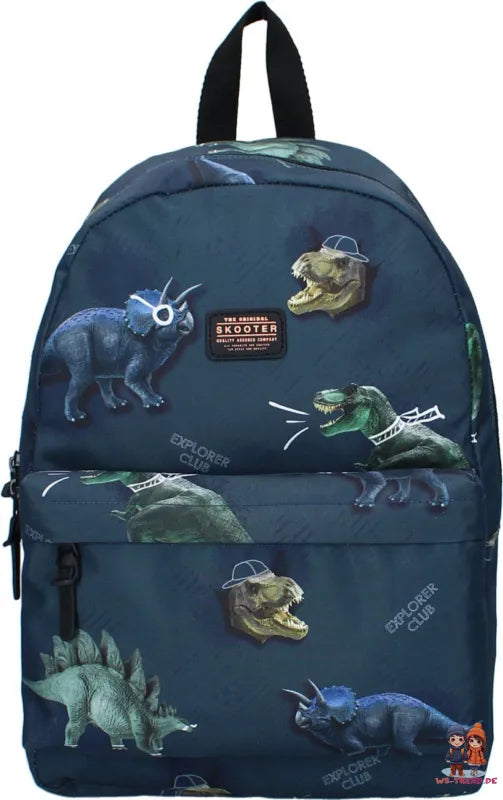 Dinosaurier Kinder Rucksack mit Federmäppchen Tasche Gr. 38x25x11 cm - WS-Trend.de