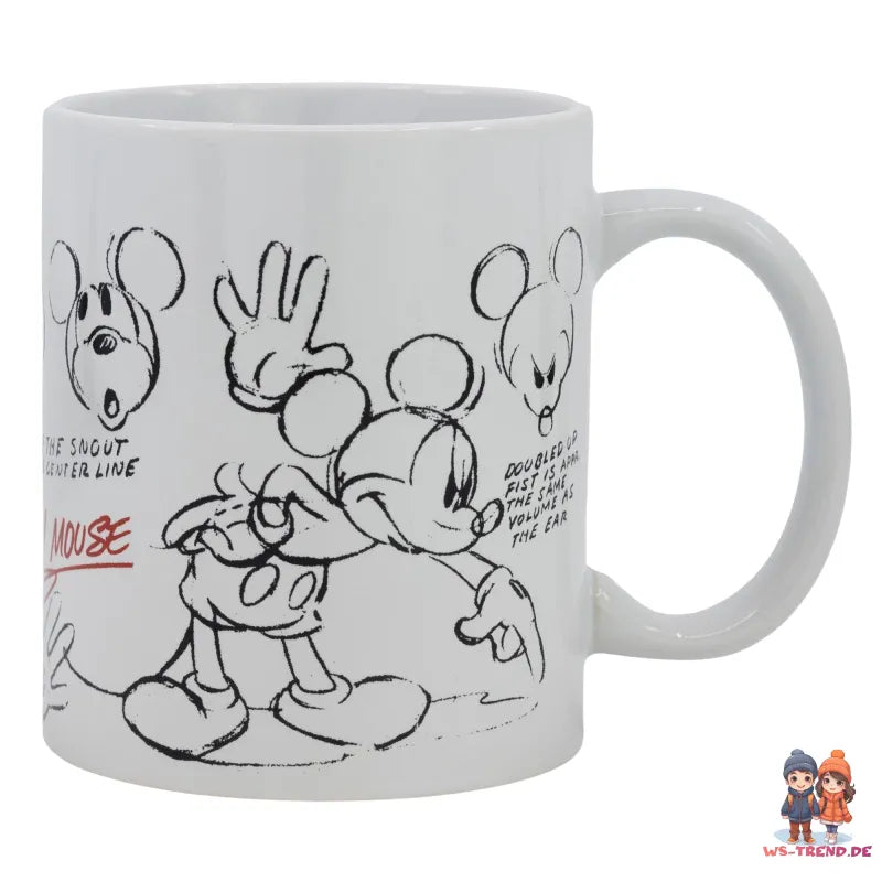 Disney Classisc Mickey Maus Kaffeetasse Teetasse Tasse 325 ml - WS-Trend.de