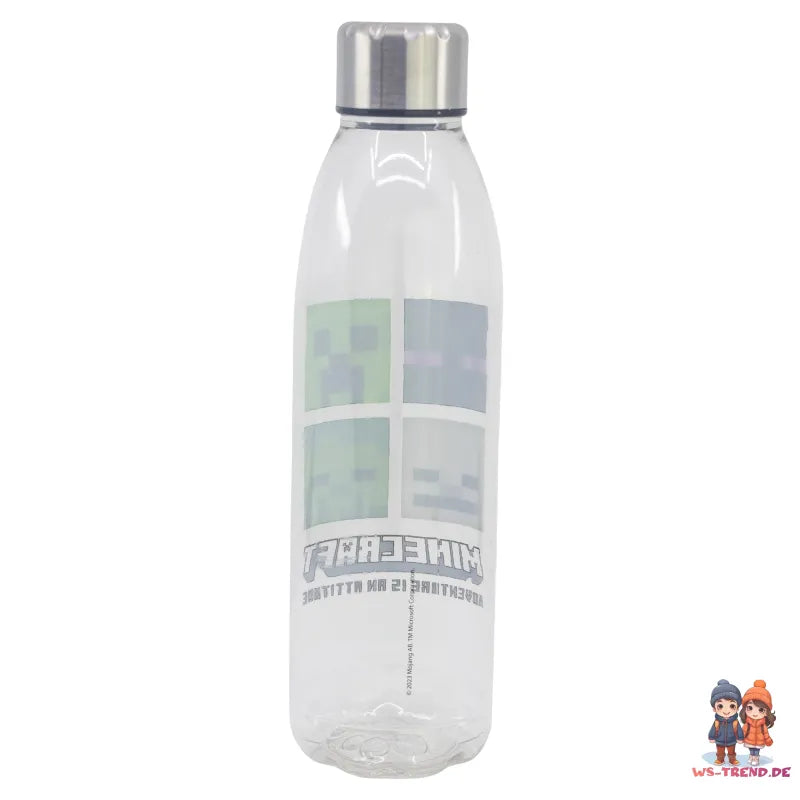 Minecraft Creeper Zombie Wasserflasche Trinkflasche Flasche XL 980 ml - WS-Trend.de Enderman Skelett