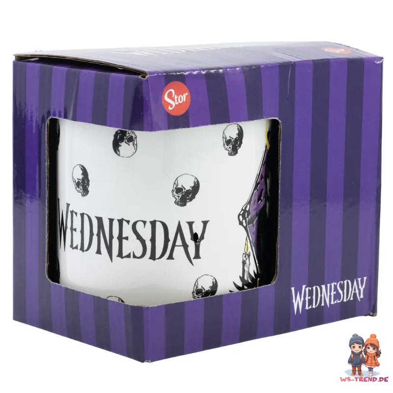 Wednesday Teetasse Tasse Kaffeetasse Geschenkidee 330 ml - WS-Trend.de Netflix