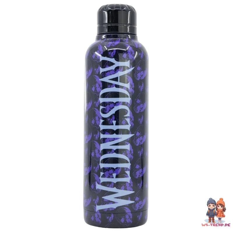 Wednesday Edelstahl Sportflasche Wasserflasche Trinkflasche Flasche - WS-Trend.de