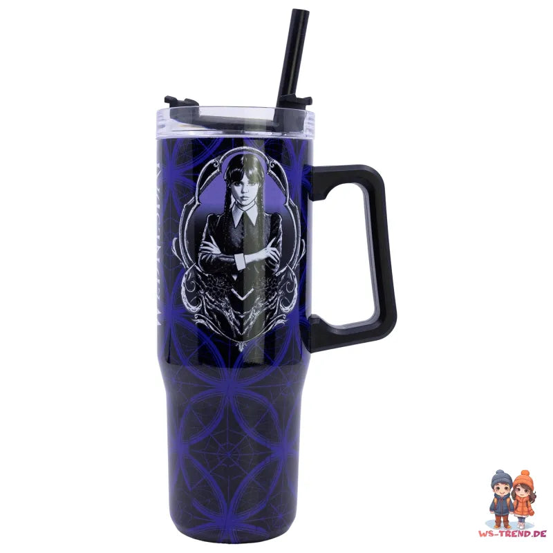 Wednesday Edelstahl XL Iso Kaffeebecher Thermobecher To-Go 940 ml - WS-Trend.de