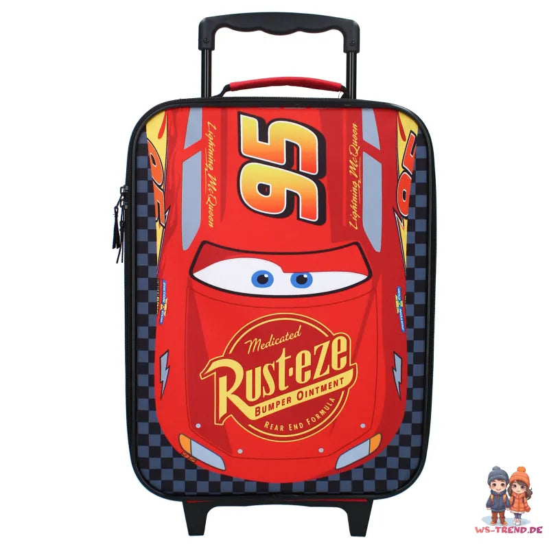 Disney Pixar Cars Kinder 2tlg Set Trolley Kinderkoffer plus Alu Trinkflasche - WS-Trend.de