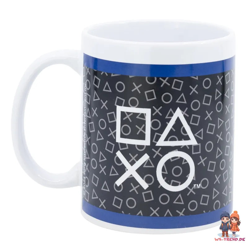Sony Playstation Teetasse Tasse Kaffeetasse Geschenkidee 325 ml - WS-Trend.de
