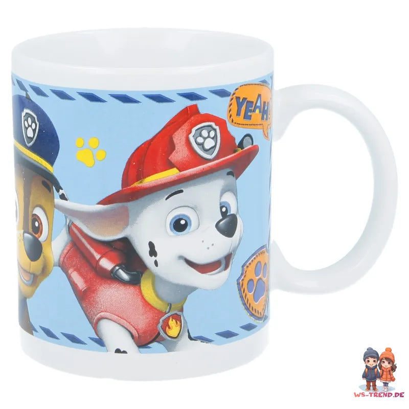 Paw Patrol Chase Rubble Teetasse Tasse Kaffeetasse Geschenkidee 325 ml - WS-Trend.de