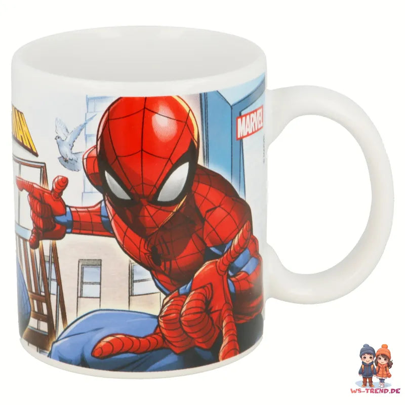 Marvel Spiderman Teetasse Tasse Kaffeetasse Geschenkidee 330 ml - WS-Trend.de