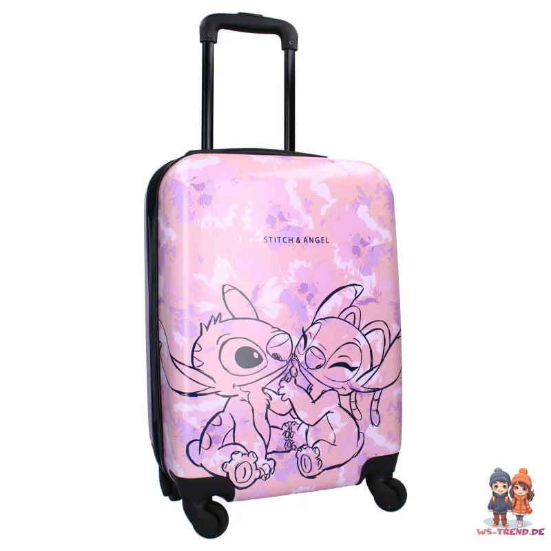 Disney Lilo und Stitch Angel 2 tlg. Set Trolley Koffer Reisekoffer plus Lunchbox - WS-Trend.de