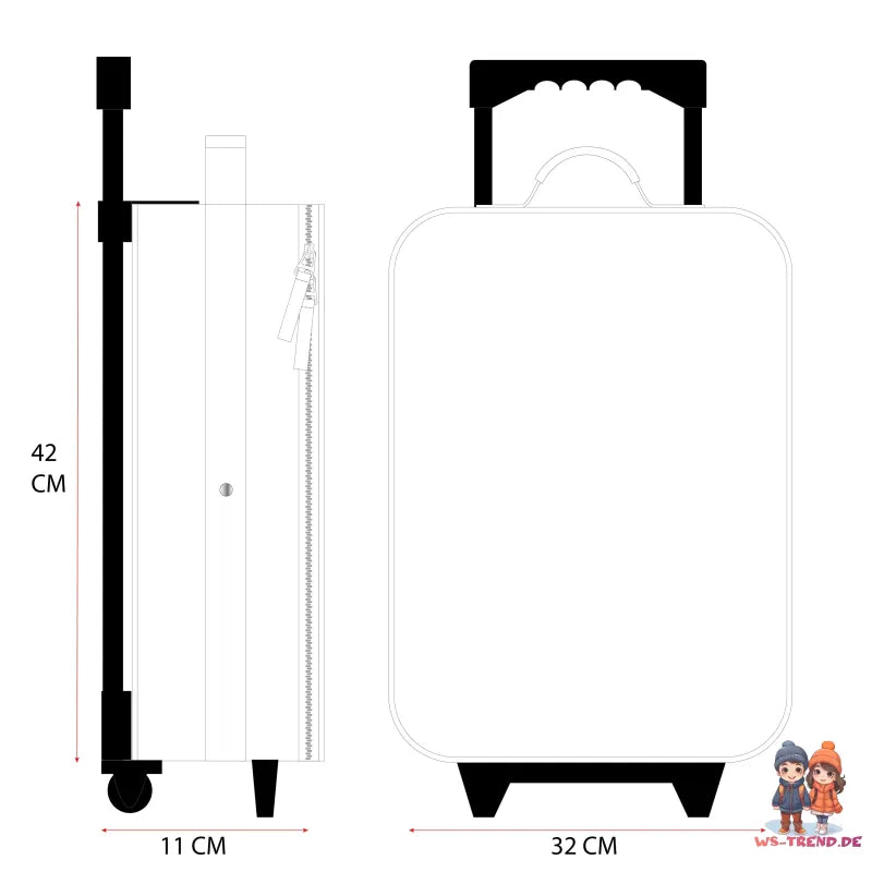 Disney Minnie Maus 2 tlg. Set Kinder Trolley Koffer Reisekoffer plus Strandtuch - WS-Trend.de