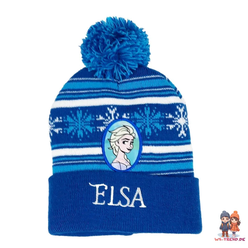 Disney Die Eiskönigin Elsa Kinder Herbst Wintermütze plus Handschuhe - WS-Trend.de