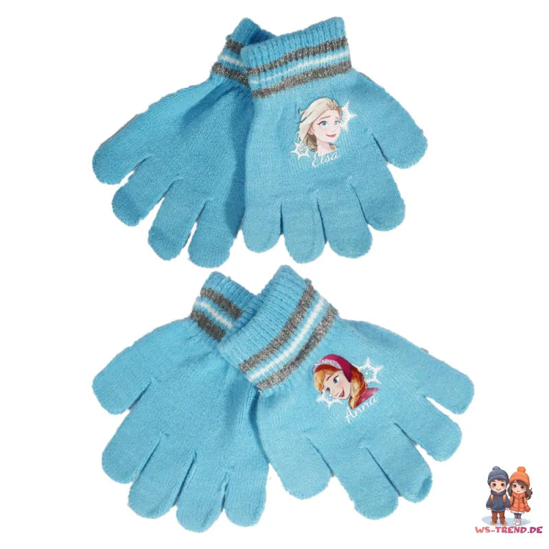 Disney Die Eiskönigin Elsa Kinder Herbst Wintermütze plus Handschuhe - WS-Trend.de
