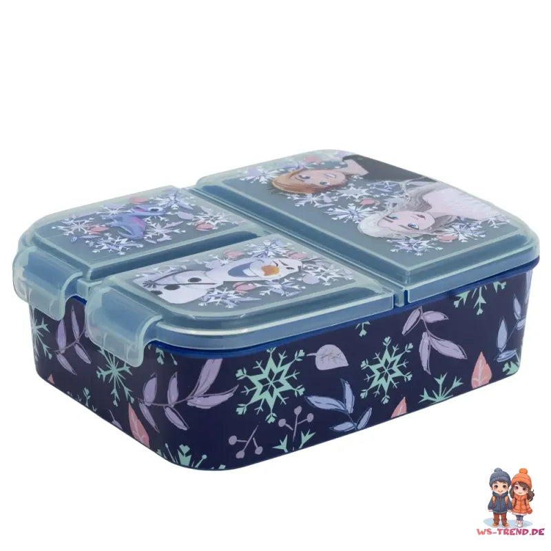 Disney Die Eiskönigin Anna Elsa 2 tlg Kinder Lunch Set Brotdose Alu-Trinkflasche 530ml - WS-Trend.de