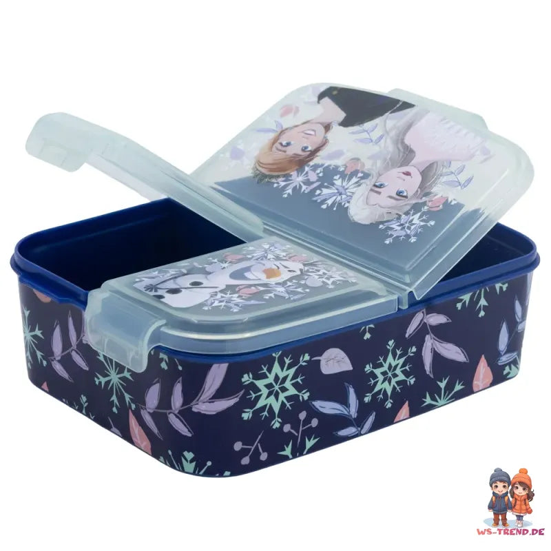 Disney Die Eiskönigin Anna Elsa 2 tlg Kinder Lunch Set Brotdose Alu-Trinkflasche 530ml - WS-Trend.de