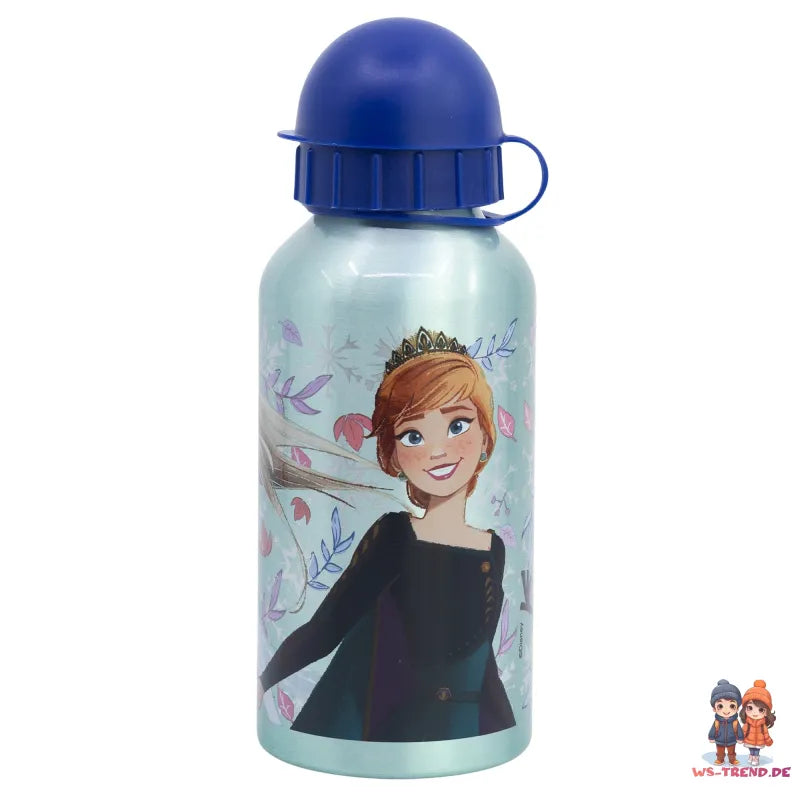 Disney Die Eiskönigin 4 tlg Kinder Lunch Set Brotdose Alu-Trinkflasche Besteck - WS-Trend.de
