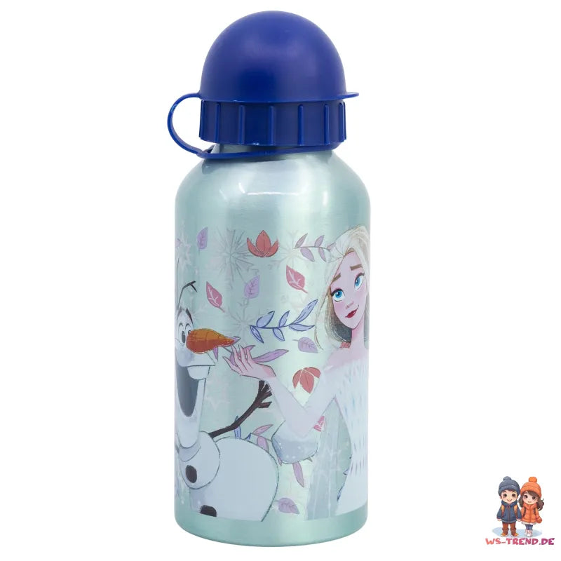 Disney Die Eiskönigin 4 tlg Kinder Lunch Set Brotdose Alu-Trinkflasche Besteck - WS-Trend.de